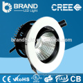 2700-6500k Aluminio Cuerpo Ajustable LED redondo Empotrable Downlight 25W